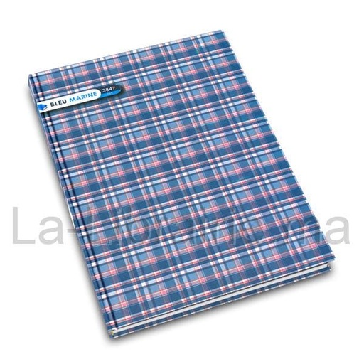 [7218] REGISTRE 4M 384P 60G BLEU MARINE