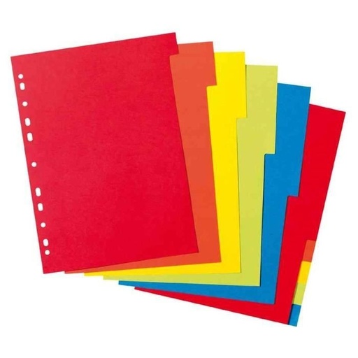 JEU 6 INTERCALAIRES A4 EXACOMPTA