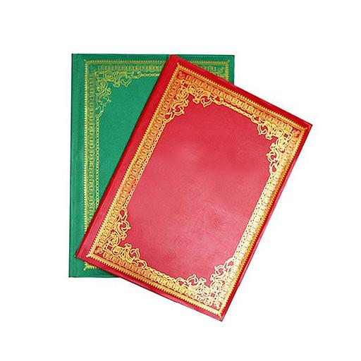 PORTE-SIGNATURE ETOILE ET LOGO DU MAROC SIMILI CUIR PREMIER CHOIX - VERT